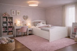 Stauraumbett - Kinderzimmer Dekoration
